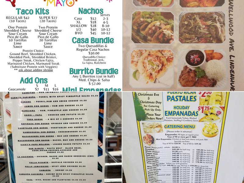 Vicky's Casa del Sabor Menu