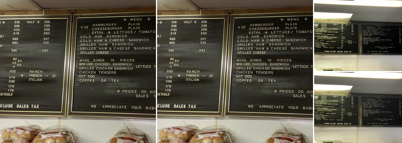 South Side Hoagie Shop Menu