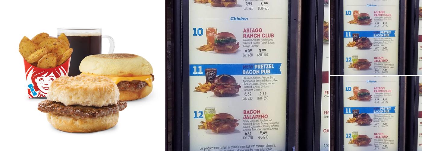 Wendy's Menu