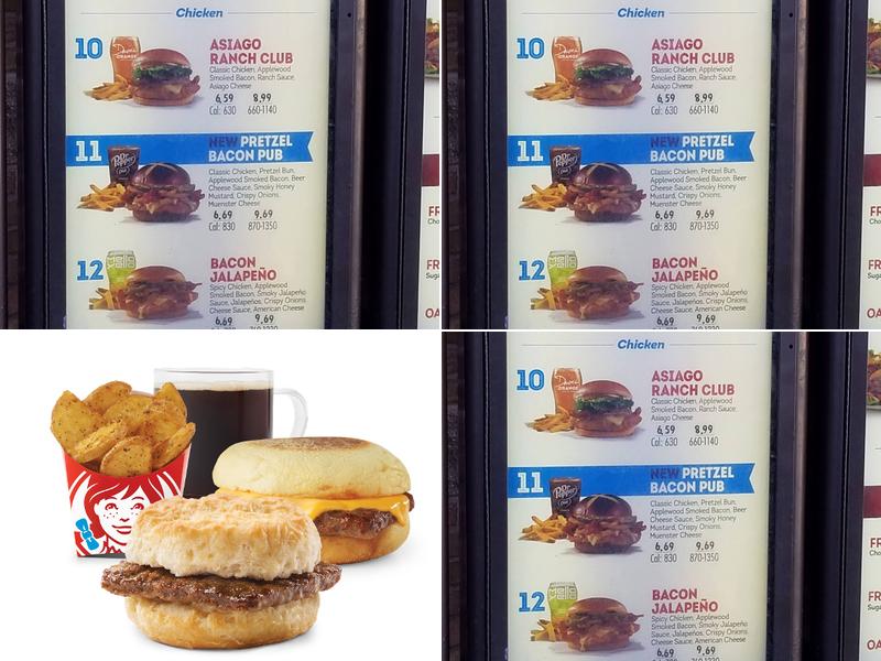 Wendy's Menu