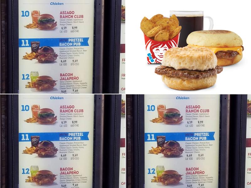 Wendy's Menu