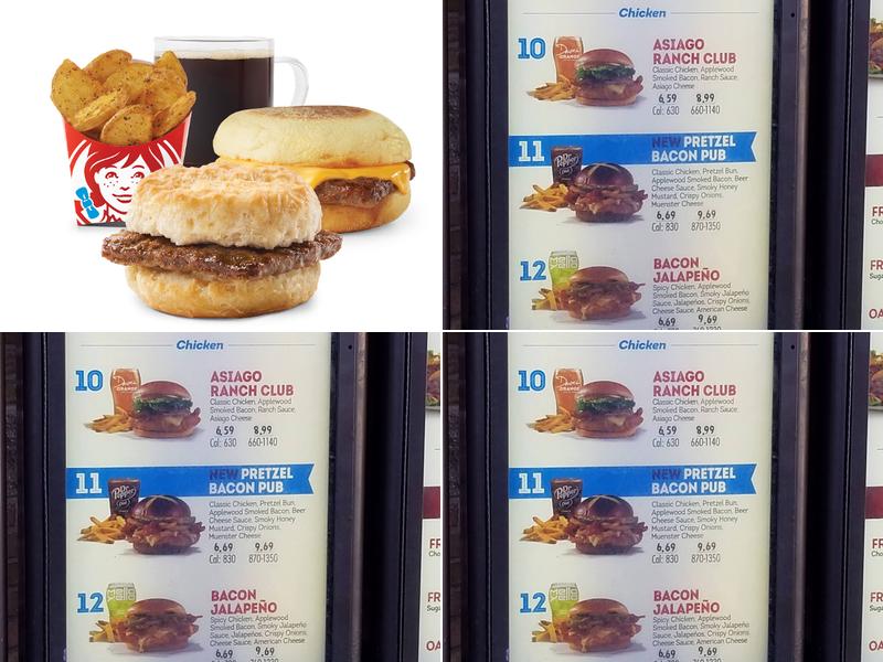 Wendy's Menu