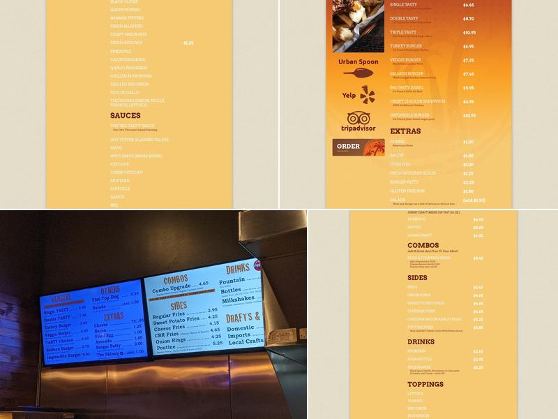 Relish - Big Tasty Burgers! Menu