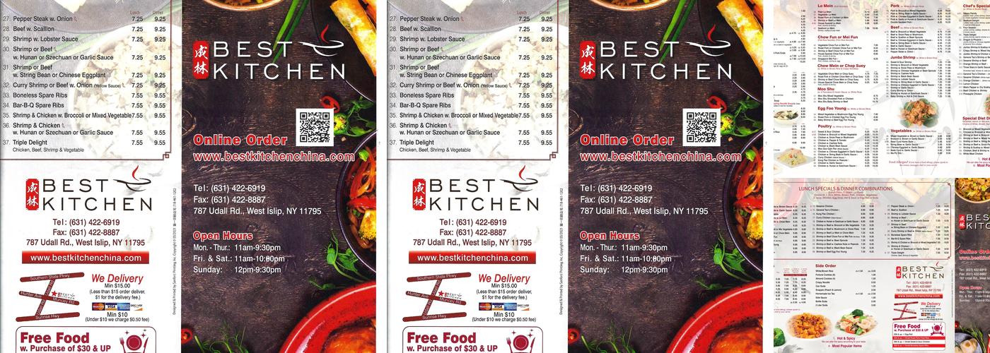 Best Kitchen Menu