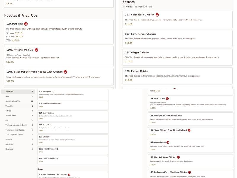 Asian Pot - Farmingdale Menu