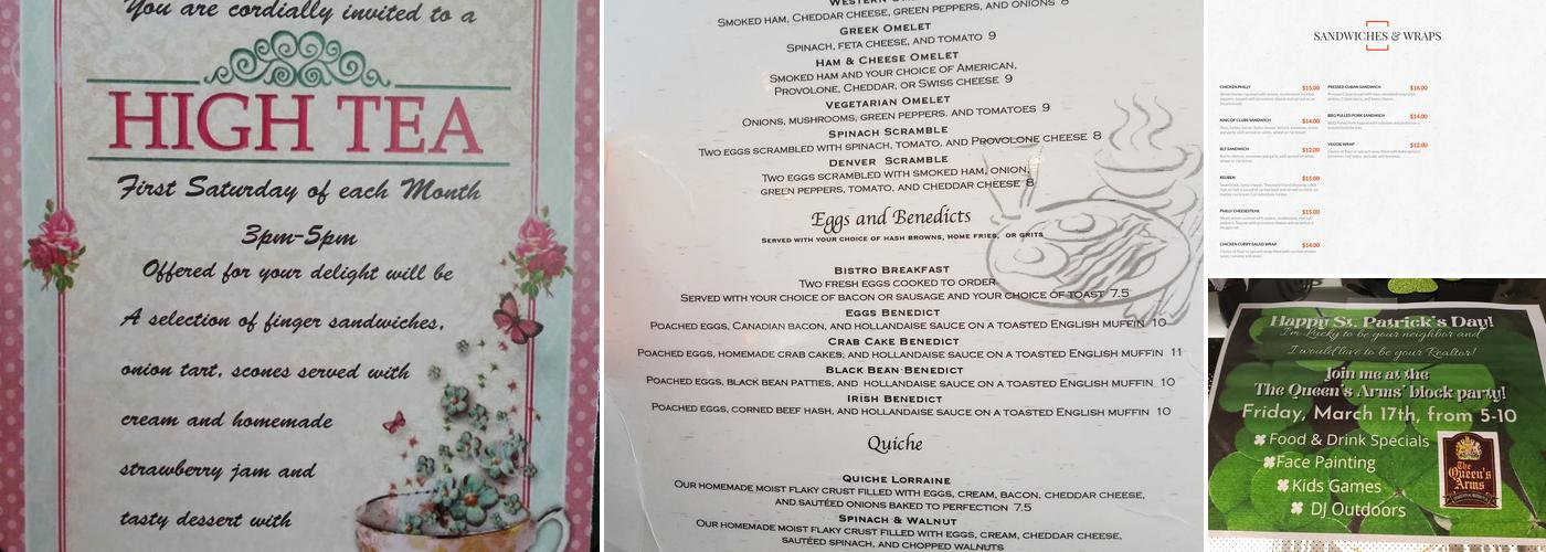 Haile Village Bistro Menu