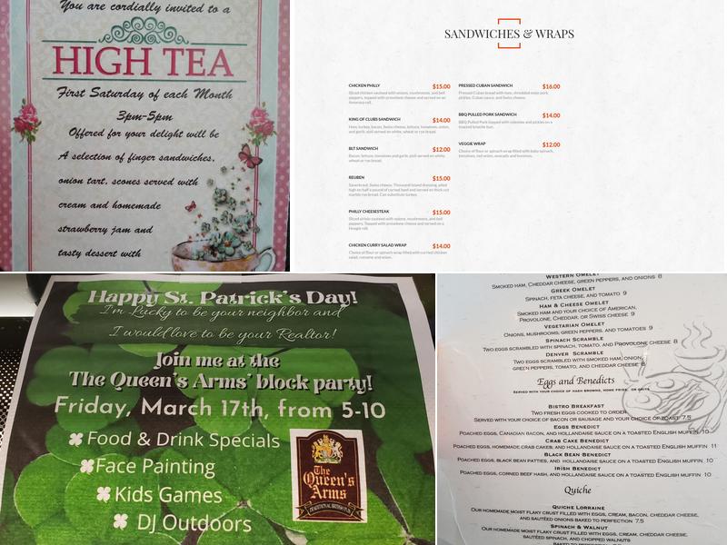 Haile Village Bistro Menu