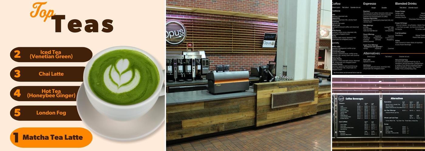 Opus Coffee - UF Health Atrium Menu