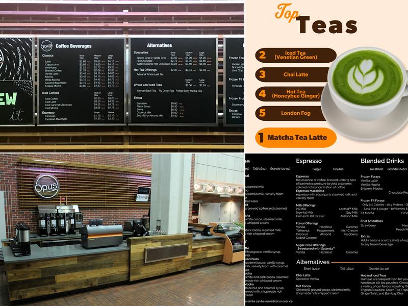 Opus Coffee - UF Health Atrium Menu