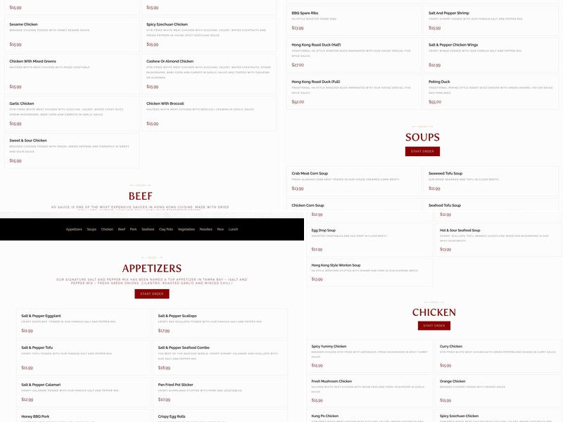 Yummy House Gainesville Menu