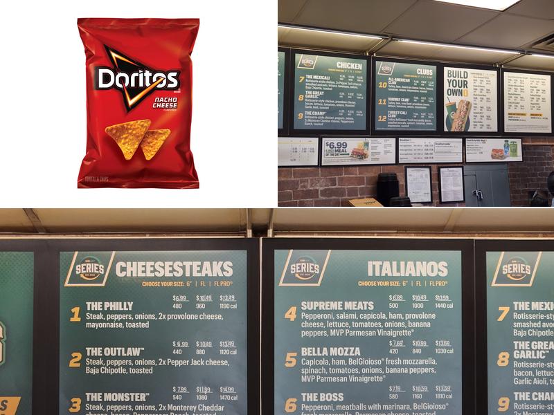 Subway Menu