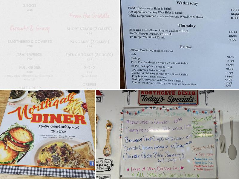 Northgate Diner Menu
