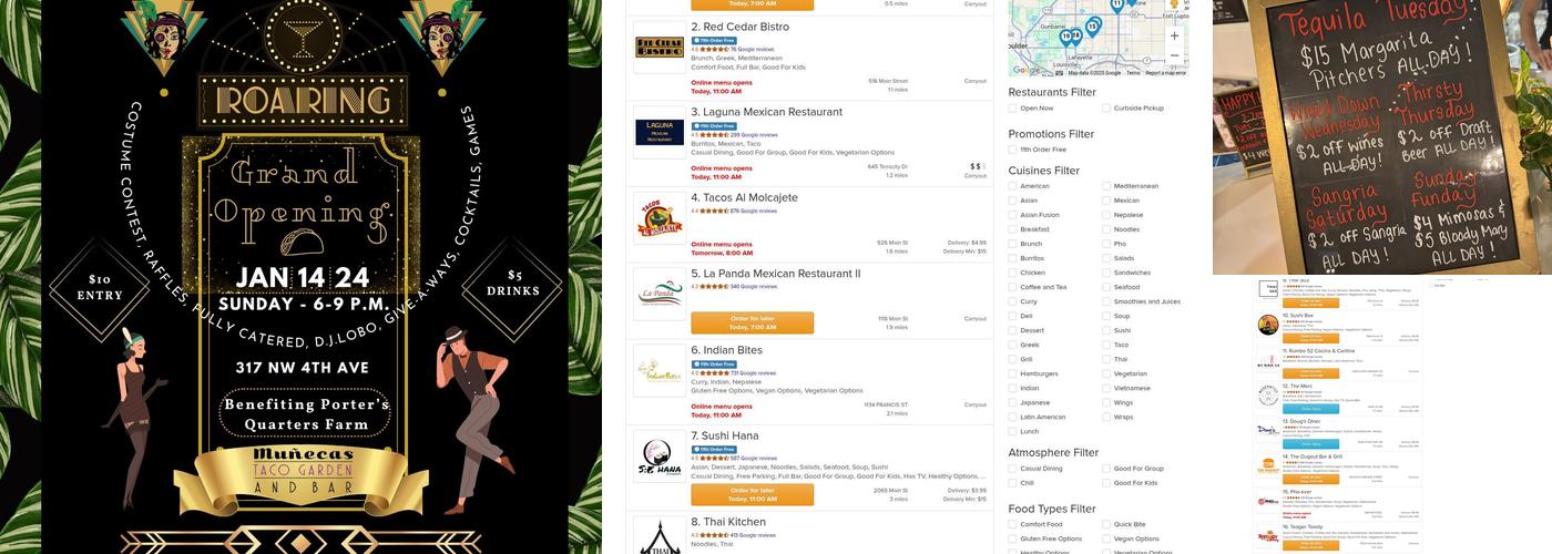 Muñecas Taco Garden and Bar Menu