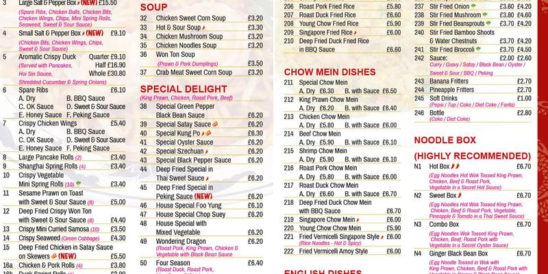 LUCKY GARDEN CHINESE (carry out + delivery only) Menu