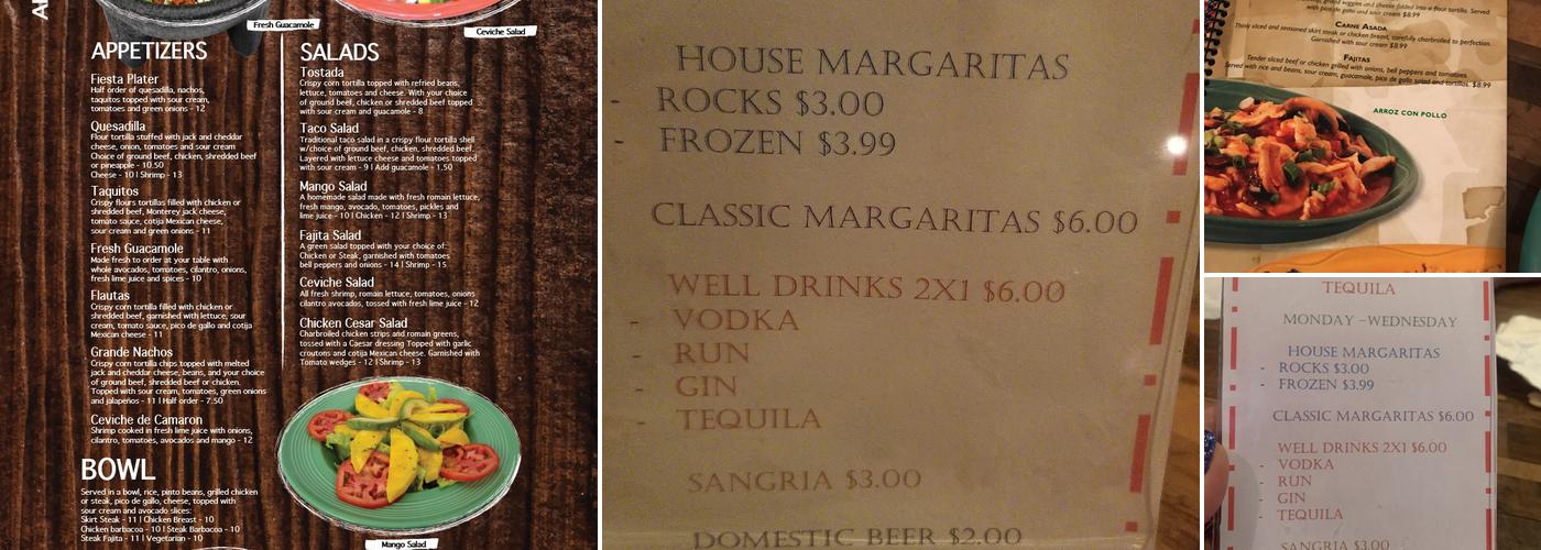 CASA TEQUILA Menu