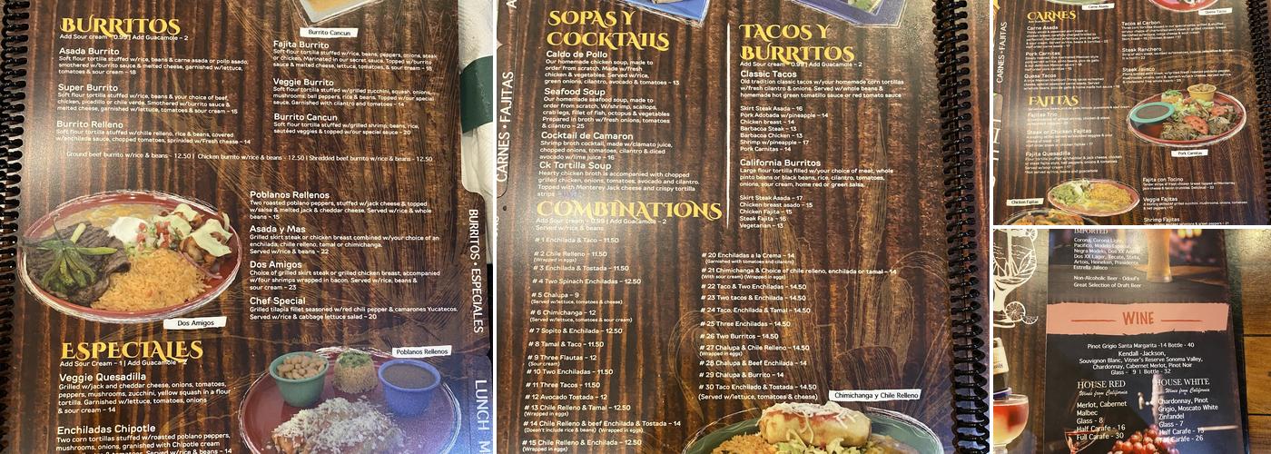 Casa Tequila Boca Raton Menu