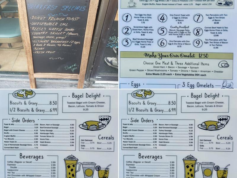 Toasted Café Menu