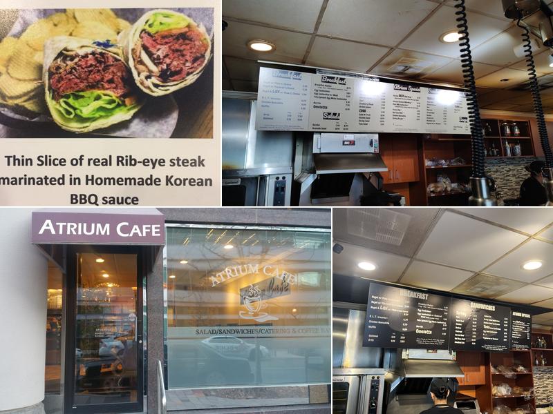 Atrium Cafe Menu