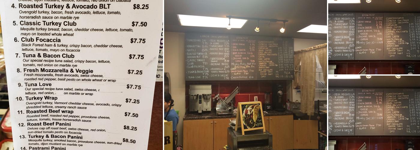 Paramount Café Menu