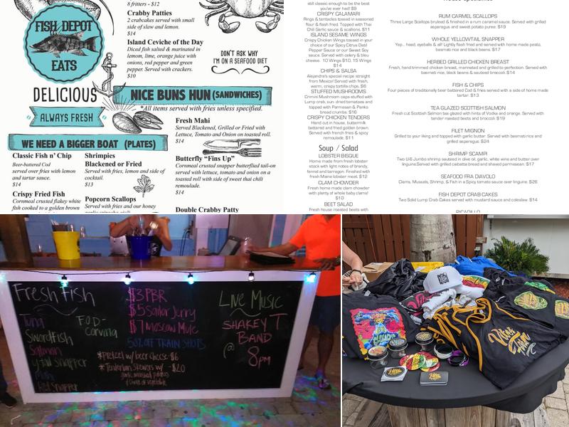 The Fish Depot Bar & Grill Menu