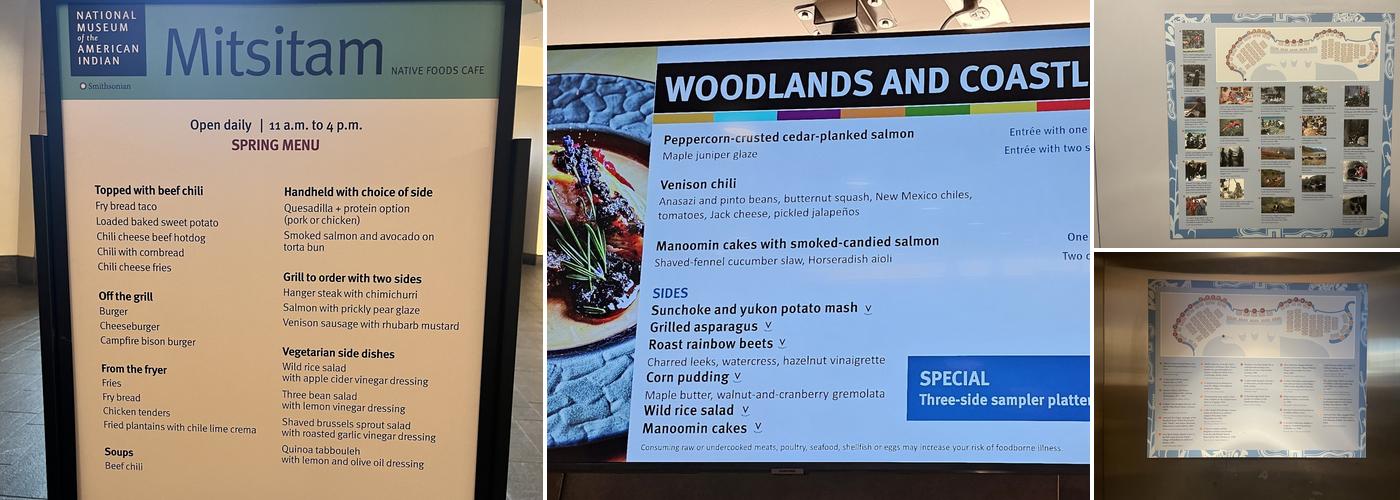 Mitsitam Native Foods Cafe Menu