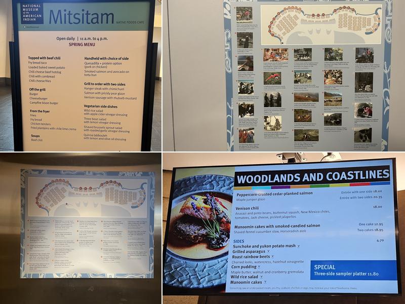 Mitsitam Native Foods Cafe Menu