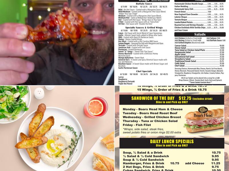 Wings Plus Menu