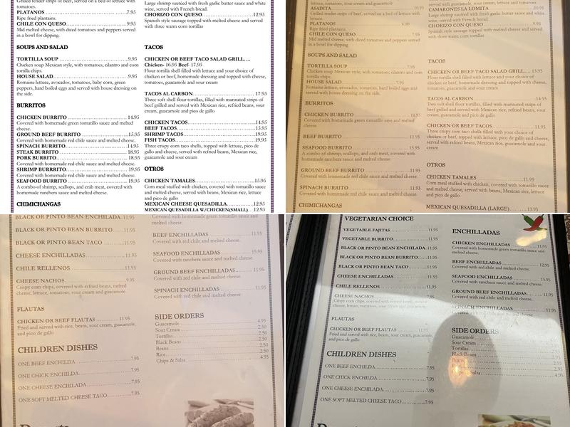 La Lomita Restaurant Menu