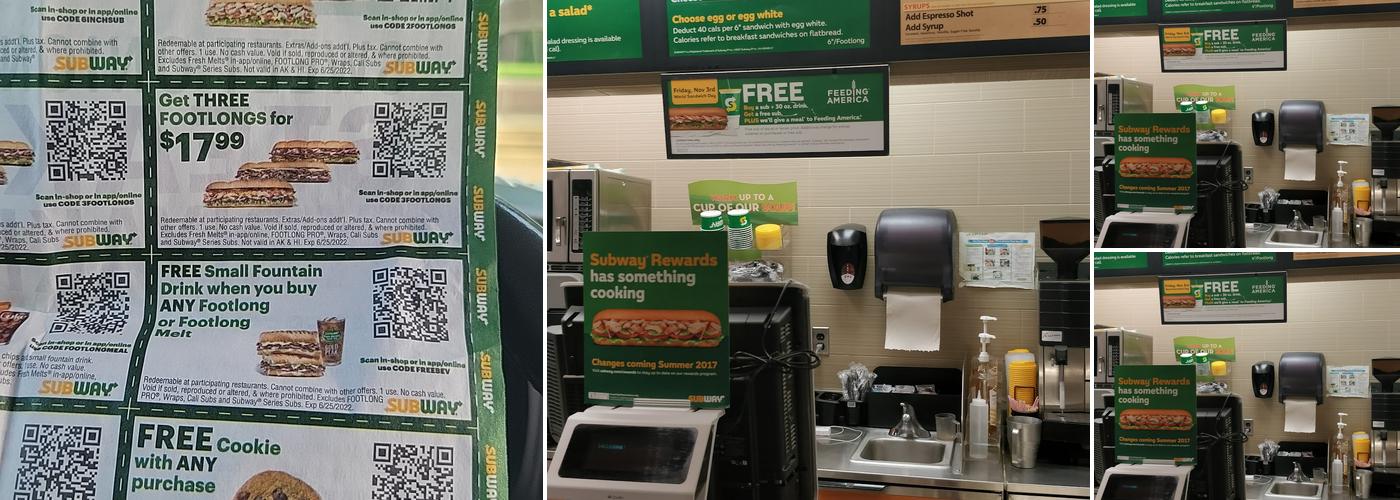 Subway Menu