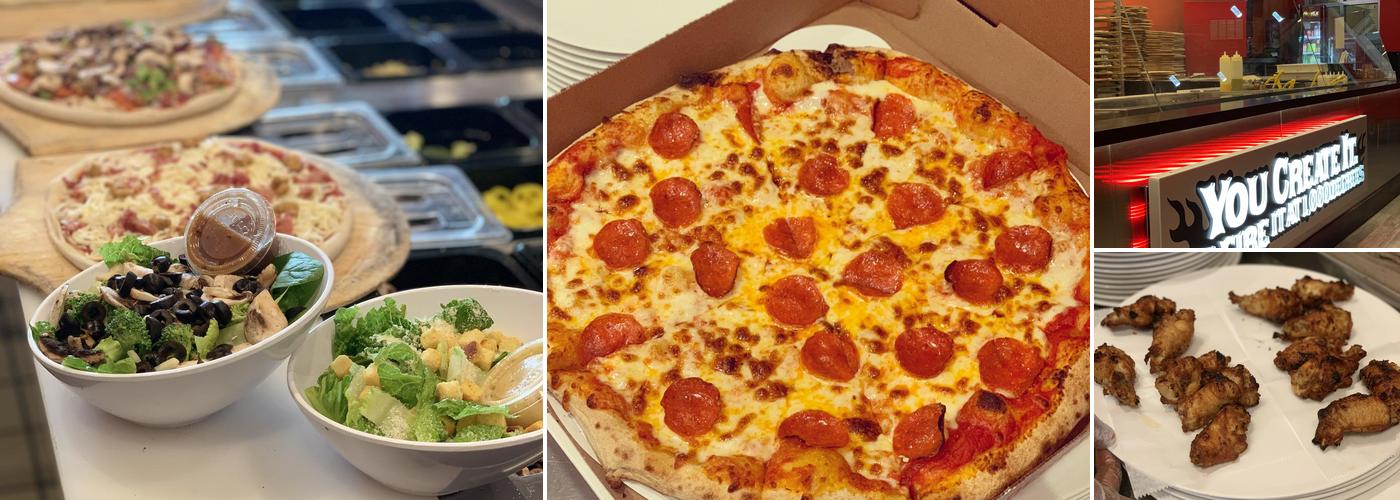 1000 Degrees Pizza Salad Wings