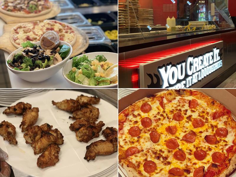 1000 Degrees Pizza Salad Wings