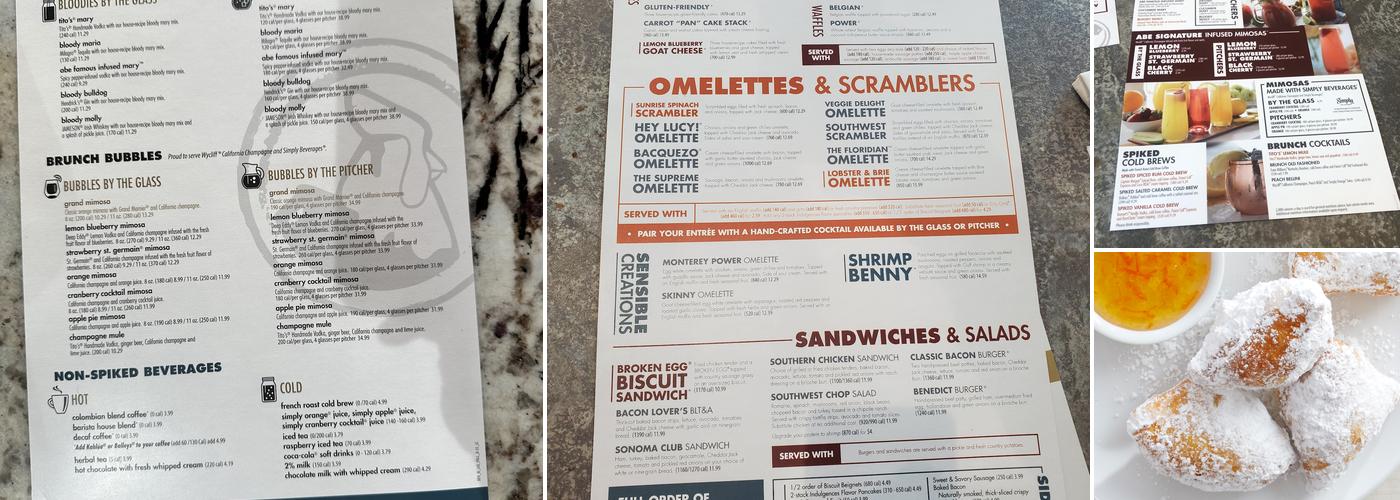 Another Broken Egg Cafe Menu