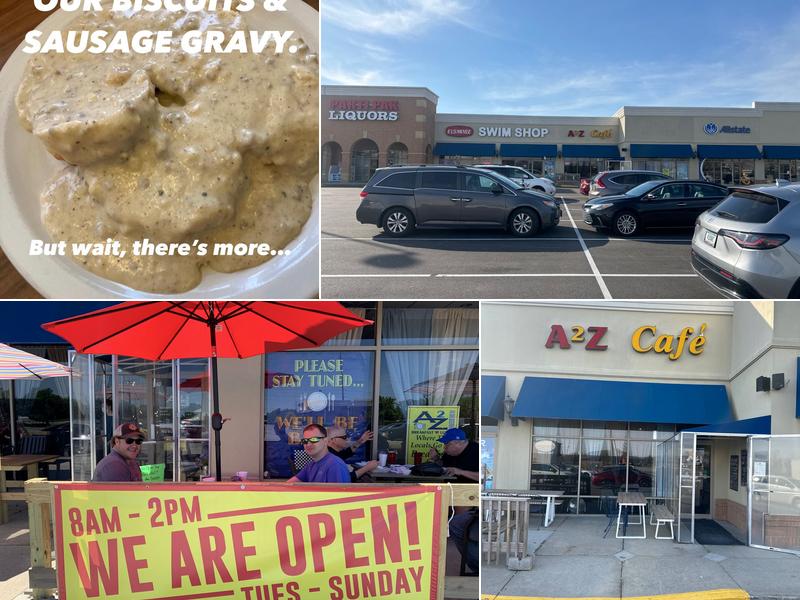 A2Z Cafe (Inside and patio dining or Carry-out to Curbside)