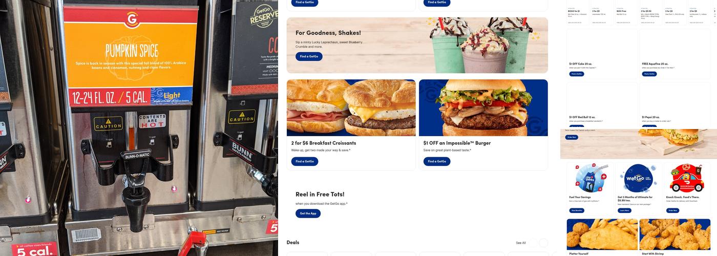 Get Go Cafe Market Menu