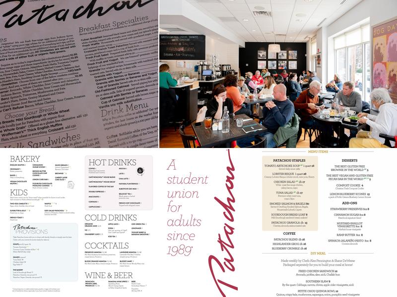Cafe Patachou Menu