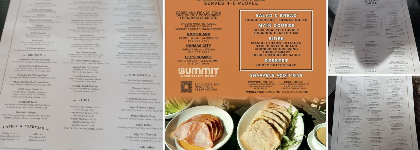 Summit Grill Menu