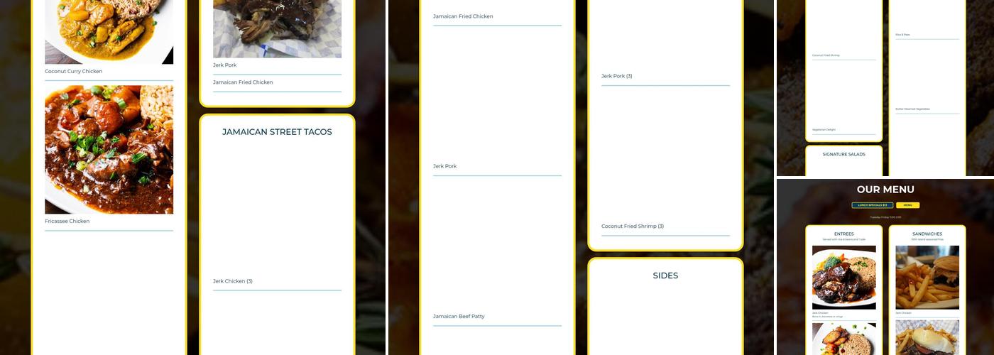 Da Blue Lagoon: Jamaican Kitchen Menu