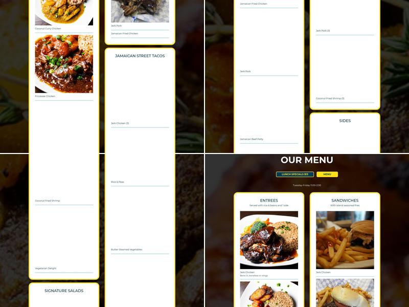 Da Blue Lagoon: Jamaican Kitchen Menu