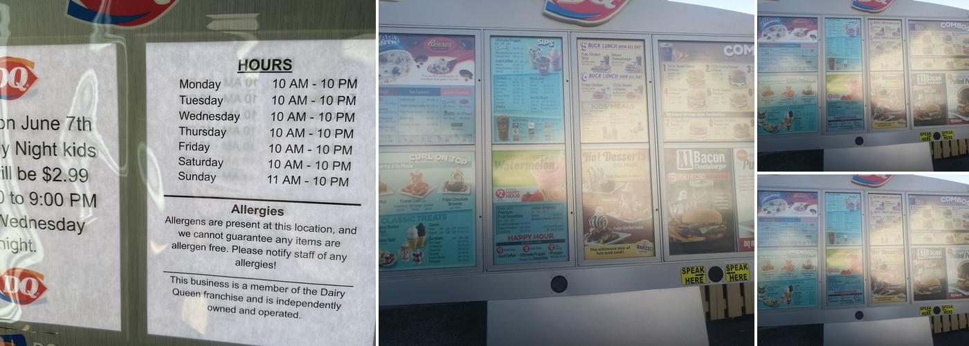 Dairy Queen Grill & Chill Menu