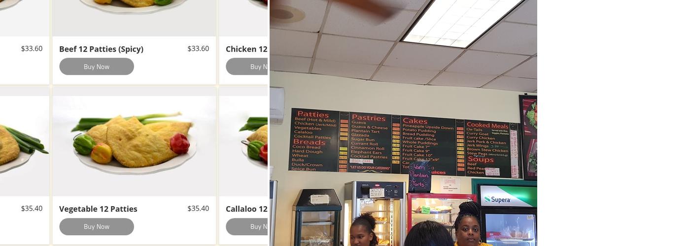 Hammond's Bakery Menu