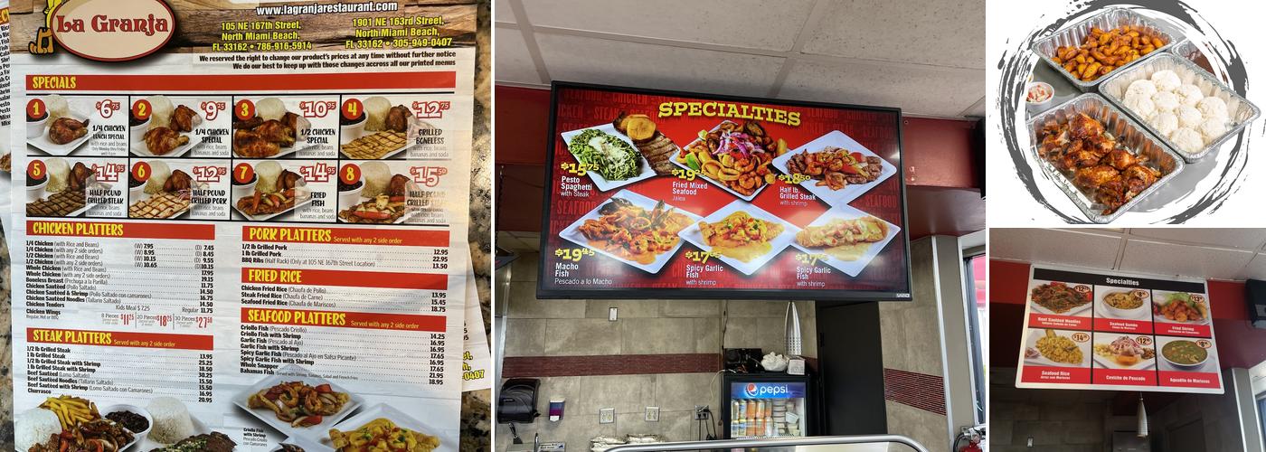 La Granja NMB 2 Menu