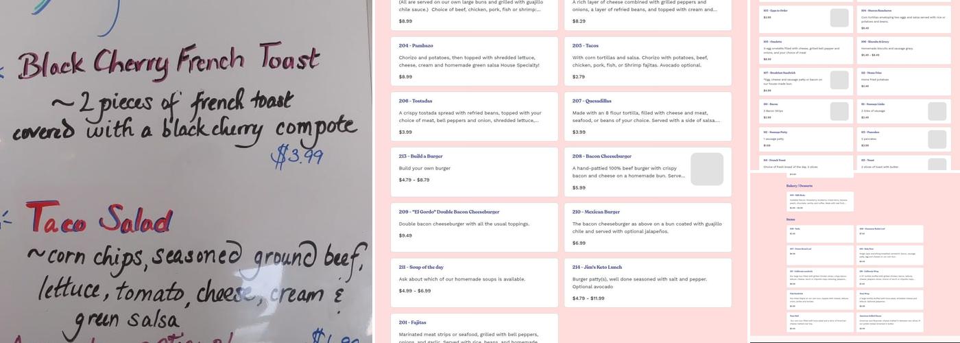 Loretta's Artisanal Bakery and Cafe Menu