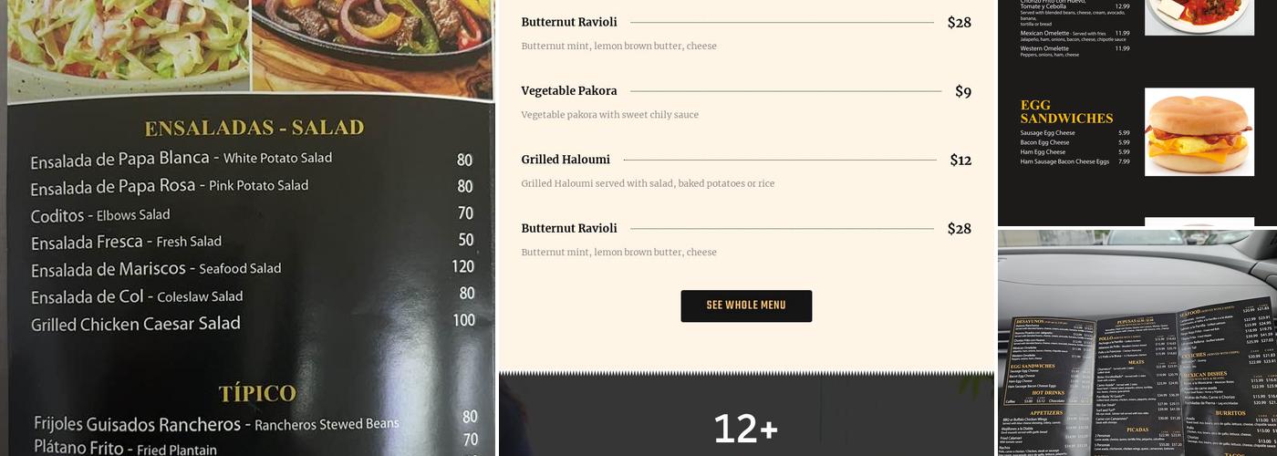 Al Gusto Restaurante Menu