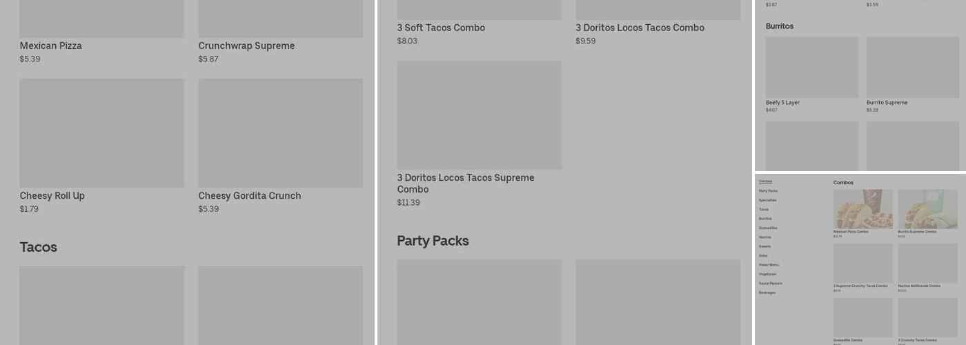Taco Bell Menu