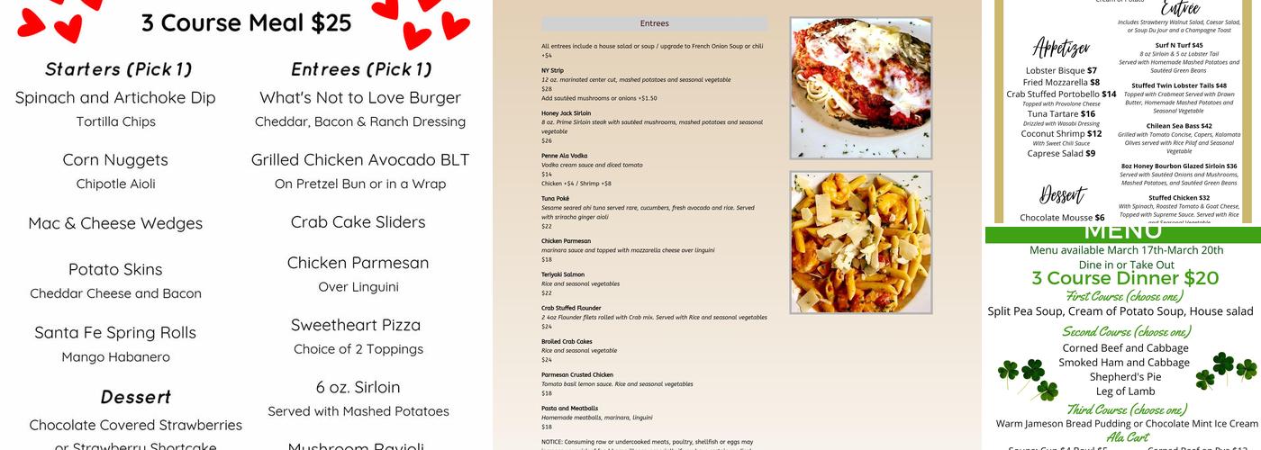 Brass Rail Restaurant & Bar Menu