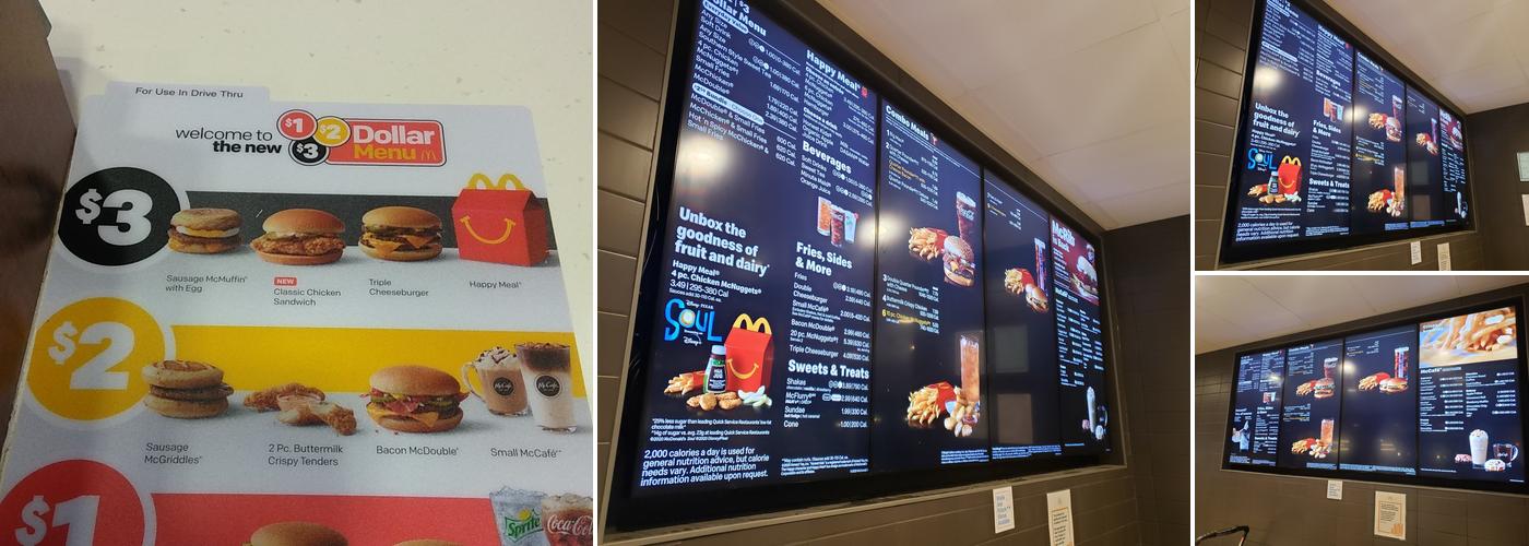 McDonald's Menu