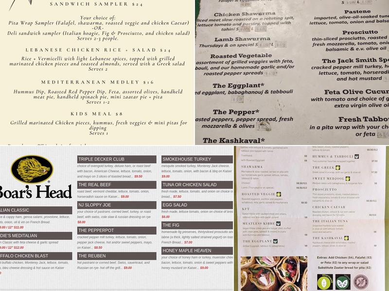 Forks Mediterranean Deli Menu