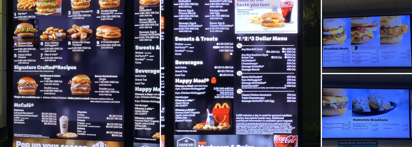 McDonald's Menu
