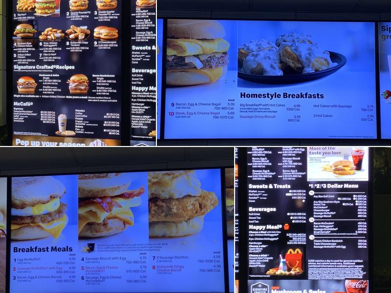 McDonald's Menu