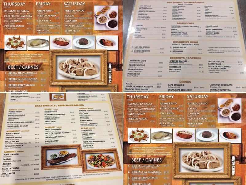 Capdevila Restaurant Menu